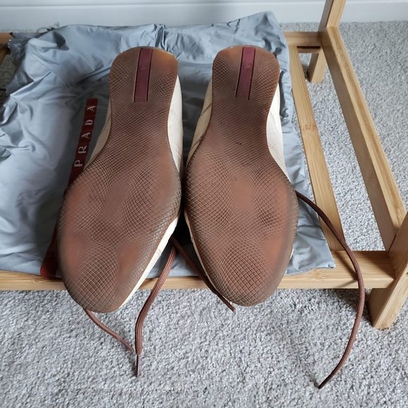 PRADA Tan and Brown Shoes - Picture 6 of 9